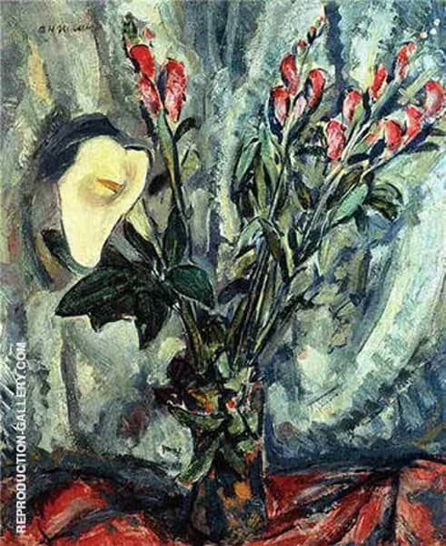 Floral Still-Life with Calla Lily 1928 | Oil Painting Reproduction