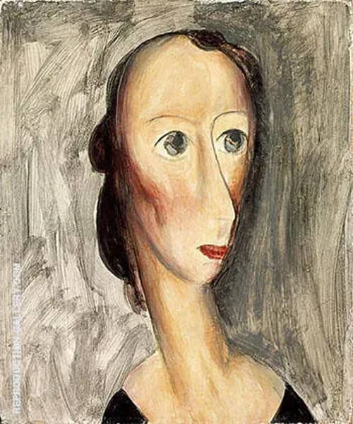 Head c1928 by Alfred Henry Maurer | Oil Painting Reproduction