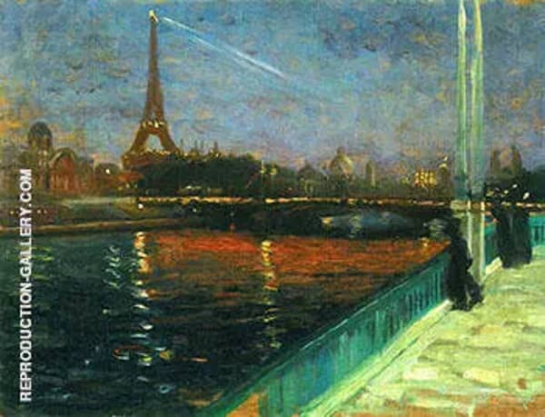 Paris Nocturne by Alfred Henry Maurer | Oil Painting Reproduction