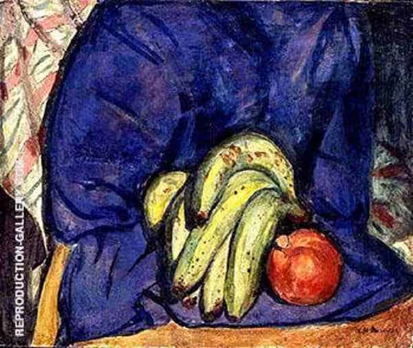 Still Life with Banana and Pomegranate c1912 | Oil Painting Reproduction