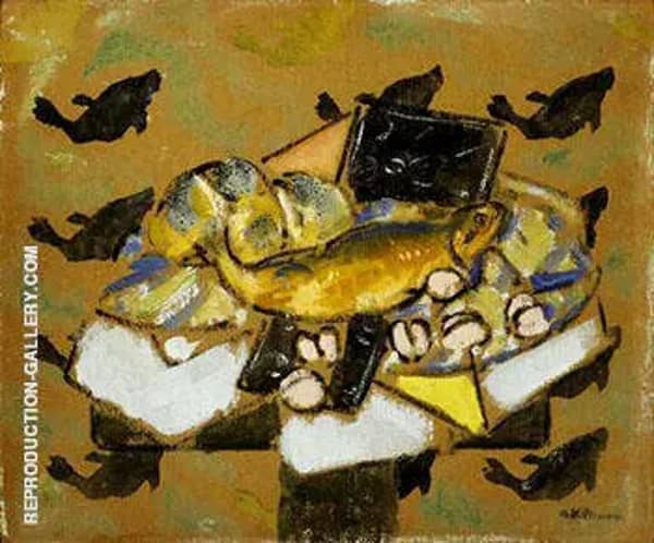 Still Life with Fish c1927 | Oil Painting Reproduction