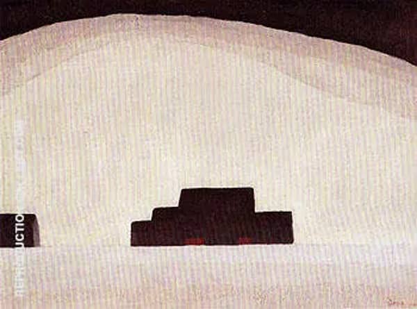 Snow Thaw 1930 by Arthur Dove | Oil Painting Reproduction