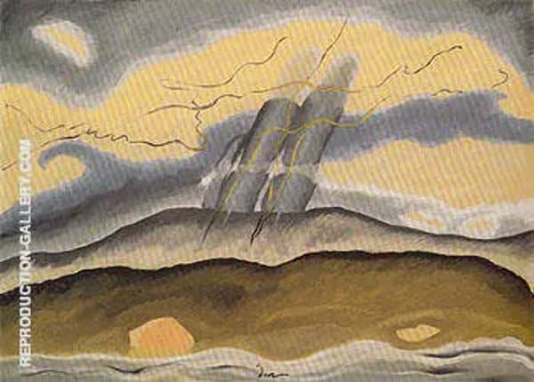 Sun Drawing Water 1933 by Arthur Dove | Oil Painting Reproduction