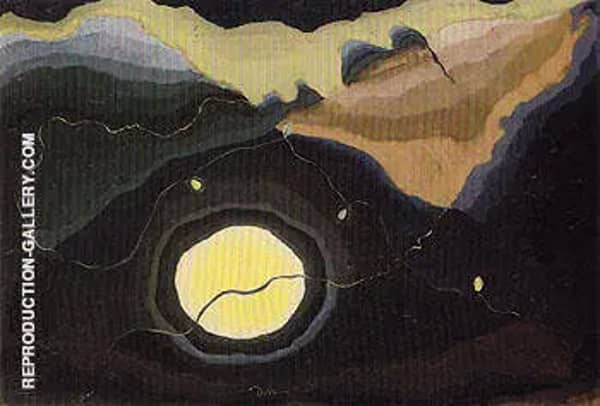 Me and the Moon 1937 by Arthur Dove | Oil Painting Reproduction