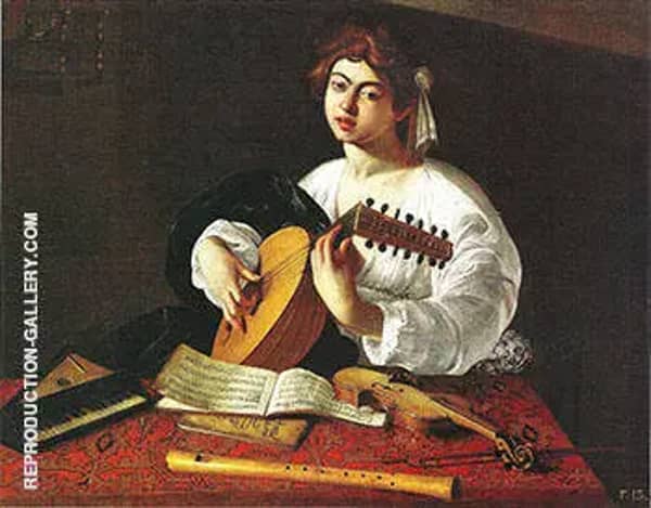 Lute Player 1596 by Caravaggio | Oil Painting Reproduction