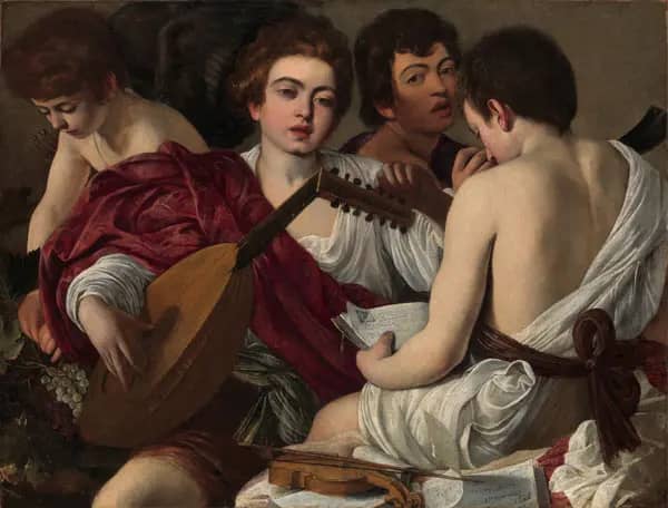 The Musicians c1595 by Caravaggio | Oil Painting Reproduction