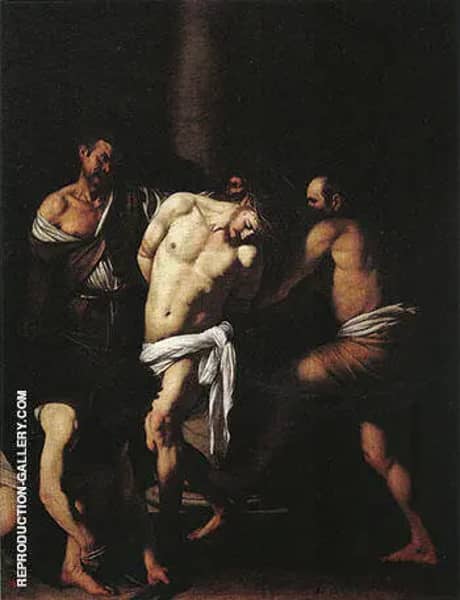 The Flagellation of Christ by Caravaggio | Oil Painting Reproduction