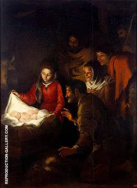 Adoration of the Shepherds 1646-1650 | Oil Painting Reproduction