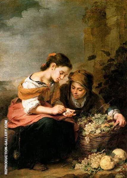The Little Fruit Seller 1670 | Oil Painting Reproduction