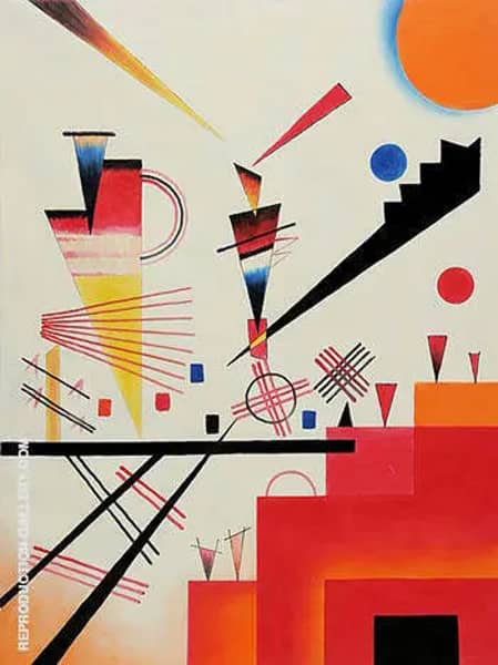 Merry Structure by Wassily Kandinsky | Oil Painting Reproduction