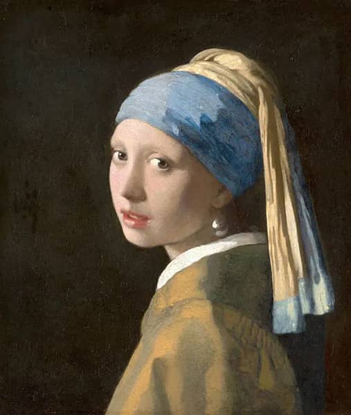 Vermeer Girl with a Pearl Earring c1655 | Oil Painting Reproduction