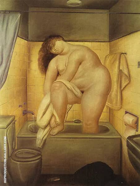 Homage to Bonnard 1972 by Fernando Botero | Oil Painting Reproduction