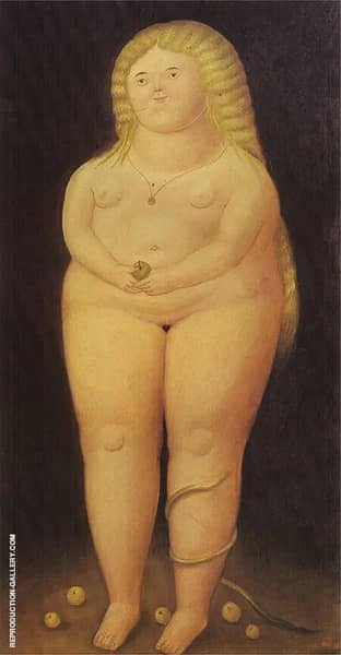 Botero Eve 1938 by Fernando Botero | Oil Painting Reproduction