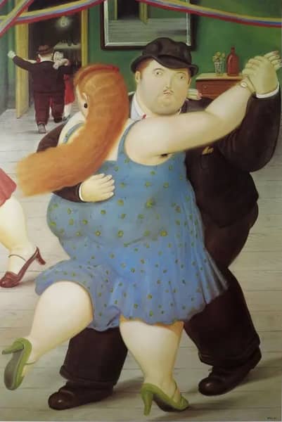 Dancers 1987 by Fernando Botero | Oil Painting Reproduction