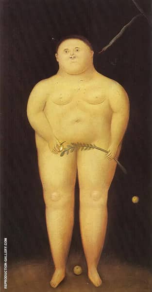 Adam 1968 by Fernando Botero | Oil Painting Reproduction