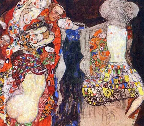 The Bride c 1917 by Gustav Klimt | Oil Painting Reproduction