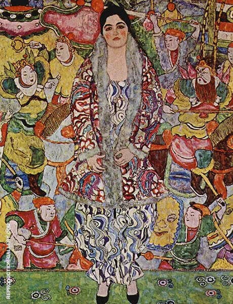 Portrait of Friederike Maria Beer 1916 | Oil Painting Reproduction