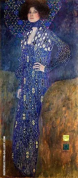 Portrait of Emilie Floge 1902 by Gustav Klimt | Oil Painting Reproduction