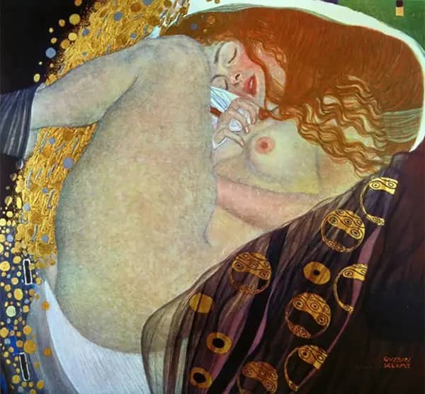 Danae 1907 by Gustav Klimt | Oil Painting Reproduction
