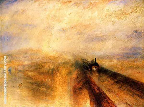 Rain Steam and Speed The Great Western Railway 1844 | Oil Painting Reproduction