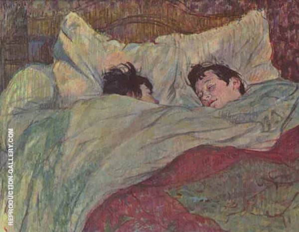 Dans Le Lit by Henri De Toulouse Lautrec | Oil Painting Reproduction