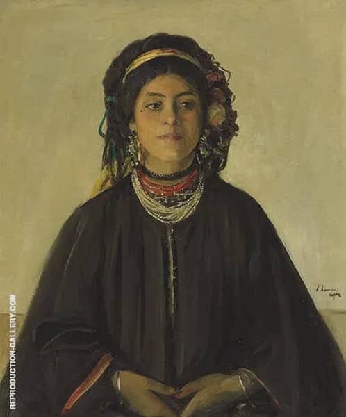 Aida, a Moorish Maid by John Lavery | Oil Painting Reproduction