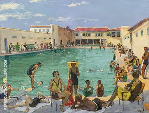 Winter in Florida c1927 by John Lavery | Oil Painting Reproduction