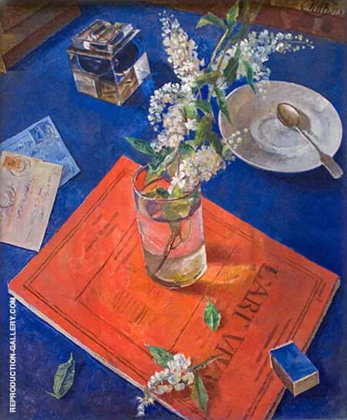 Bird Cherry in Glass 1932 | Oil Painting Reproduction