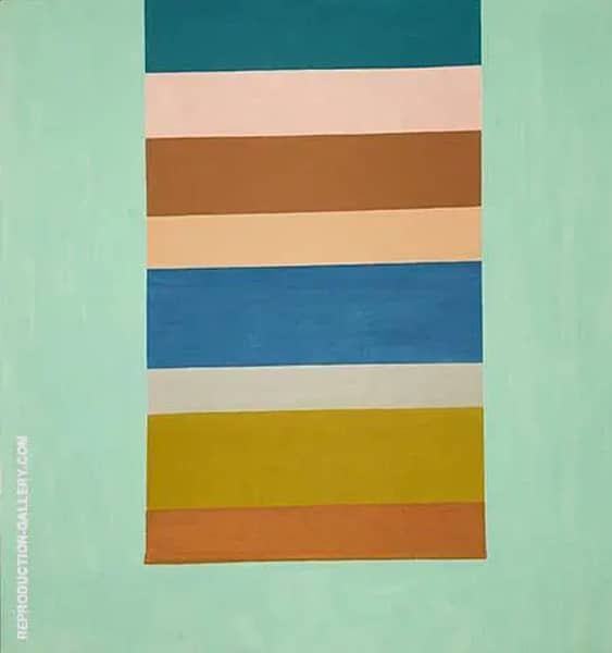 Floating Banner 1968 by Jack Bush | Oil Painting Reproduction