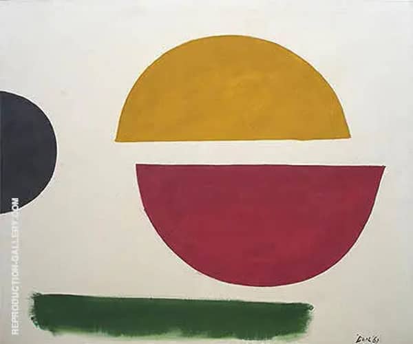 Split Circle 1961 by Jack Bush | Oil Painting Reproduction
