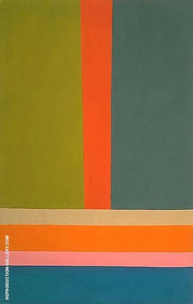 Big A 1968 by Jack Bush | Oil Painting Reproduction