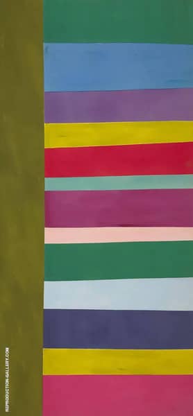 Tall Spread 1966 by Jack Bush | Oil Painting Reproduction