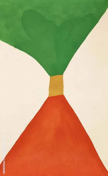Tight Sash 1963 by Jack Bush | Oil Painting Reproduction