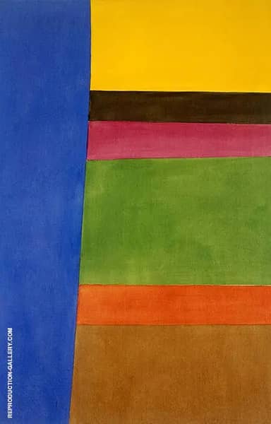 Sea Deep 1965 by Jack Bush | Oil Painting Reproduction