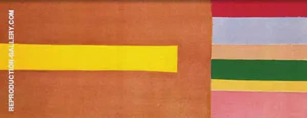 Yellow Thrust 1968 by Jack Bush | Oil Painting Reproduction