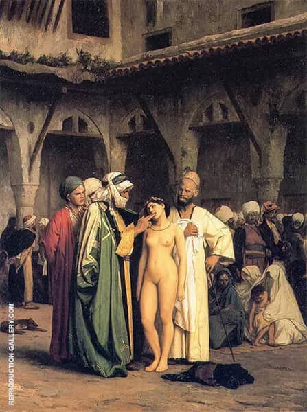 The Slave Market 1866 by Jean Leon Gerome | Oil Painting Reproduction