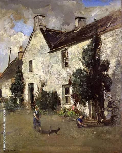 The White House New Abbey by Arthur Walton | Oil Painting Reproduction