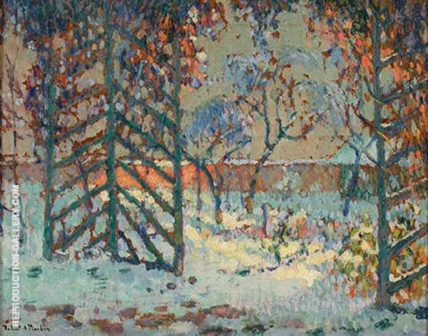 The Pergola Under Snow 1916 | Oil Painting Reproduction