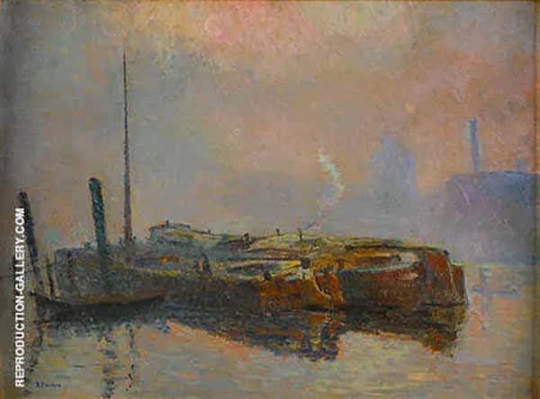 Dans La Brume 1909 by Robert Antoine Pinchon | Oil Painting Reproduction