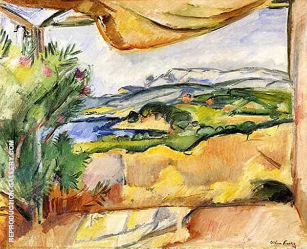 Landscape from the Terrace | Oil Painting Reproduction