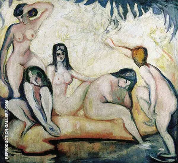 Les Baigneuses 1907 by Emile Othon Friesz | Oil Painting Reproduction