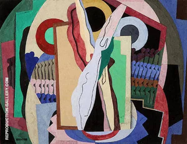 Les Acrobates Au Cirque by Georges Valmier | Oil Painting Reproduction