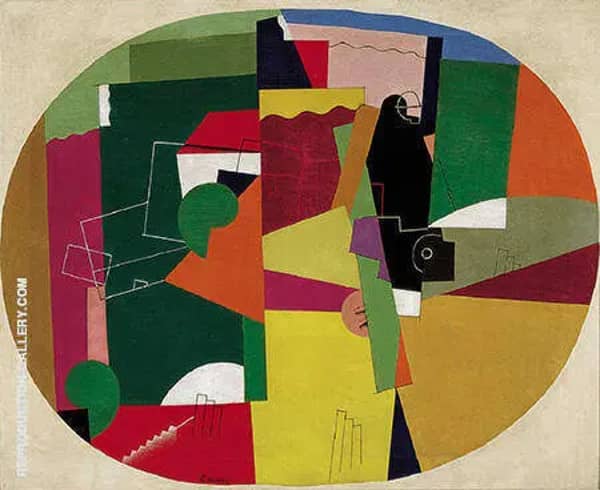 Paysage by Georges Valmier | Oil Painting Reproduction