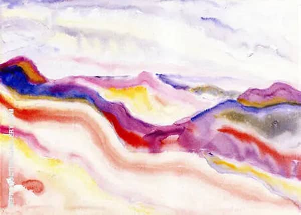 Provincetown Dunes 1914 by Charles Demuth | Oil Painting Reproduction