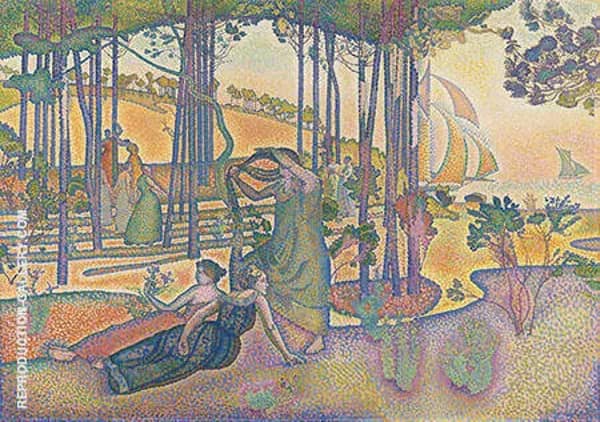 L'air du Soir c1893 by Henri Edmond Cross | Oil Painting Reproduction