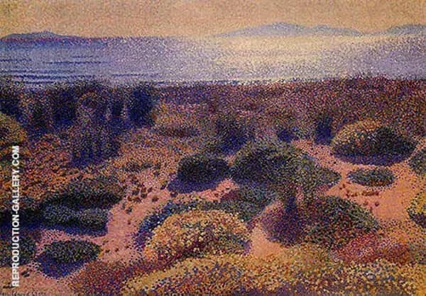 Plage De La vignassa by Henri Edmond Cross | Oil Painting Reproduction