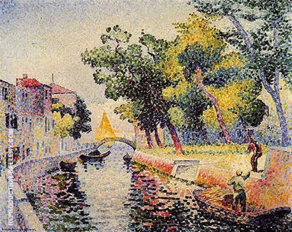 Ponte San Trovaso by Henri Edmond Cross | Oil Painting Reproduction