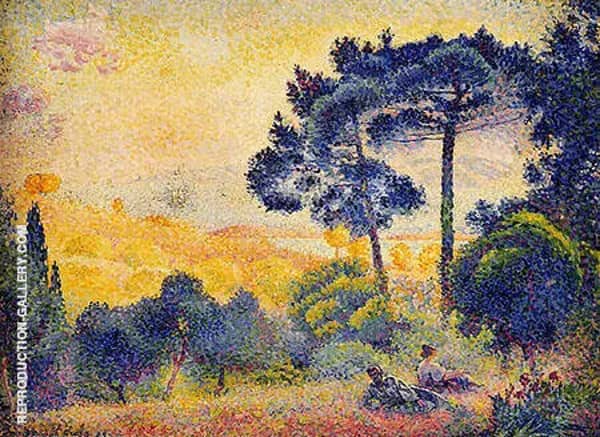 Provence Landscape by Henri Edmond Cross | Oil Painting Reproduction