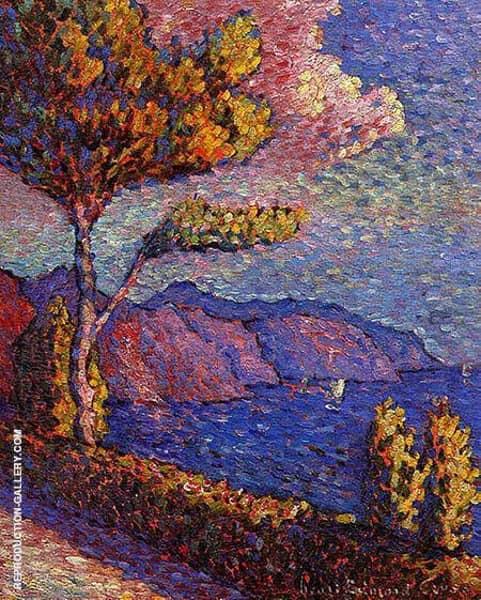 The Canal Near St Tropez by Henri Edmond Cross | Oil Painting Reproduction