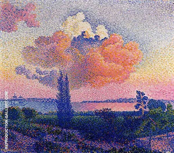 The Pink Cloud by Henri Edmond Cross | Oil Painting Reproduction